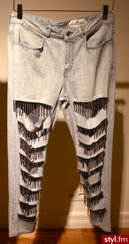 Jeansy Spodnie Moda