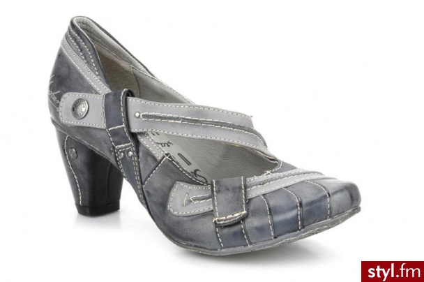 Mustang shoes CZÓŁENKA KOBIA BY (Szary) - Czółenka Buty Moda