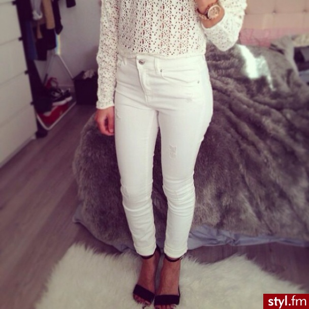 Jeansy Spodnie Moda