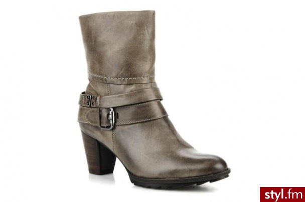 Ara PÓŁBUTY I BOTKI GREST BY ARA (Szary) - Botki Buty Moda
