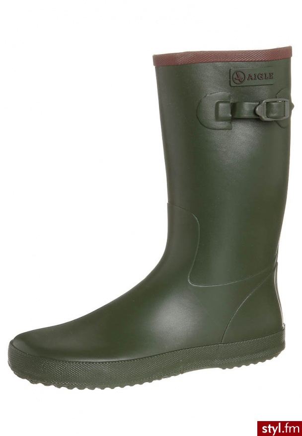 Aigle Perdrix Kalosze Oliwka - Kalosze Buty Moda