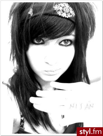 EMO Alternatywne Średnie Fryzury
