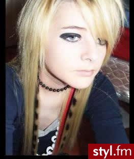 EMO Alternatywne Średnie Fryzury