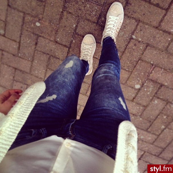 Jeansy Spodnie Moda