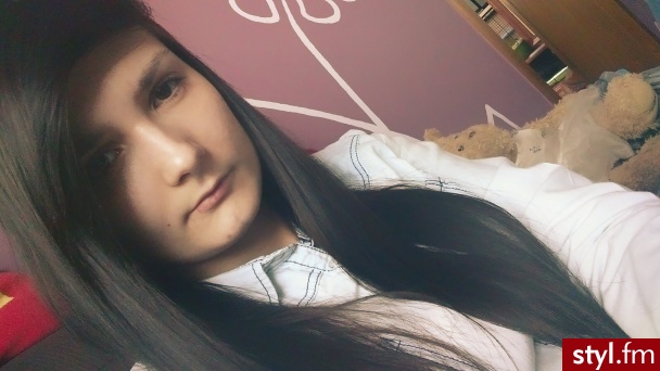Czarne Rozpuszczone Proste z grzywką Na co dzień Długie Fryzury