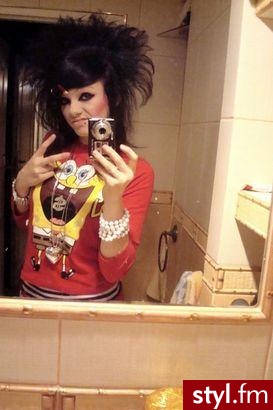 EMO Alternatywne Średnie Fryzury