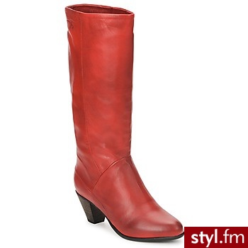 Pastelle BUTY NINA Red - Kozaki Buty Moda