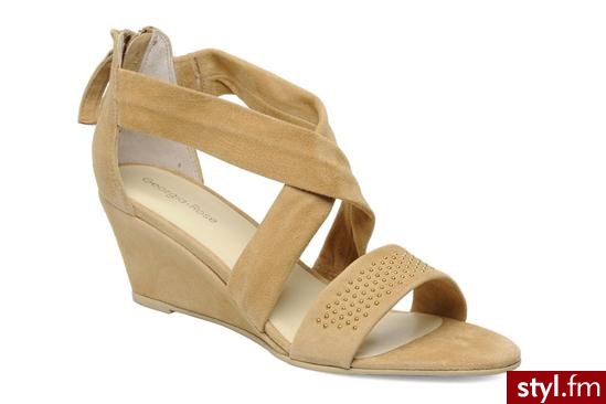 Georgia Rose Czółenka Tan-Tan (Beżowy) - Czółenka Buty Moda