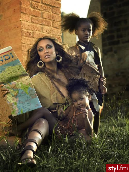 Tyra Banks - Moda uliczna Inne Moda