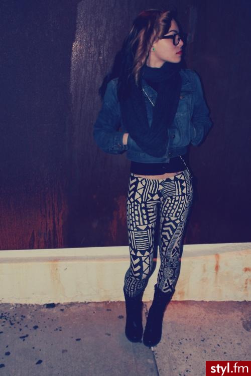 Leginsy Spodnie Moda