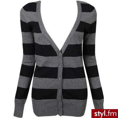 Striped Cardigan - Forever21 - Polyvore. Pobrano ze strony: http://www.polyvore.com/striped_cardigan/thing?id=12316192 - Pozostałe Ciuchy Moda
