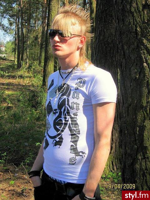 Punk Rock Alternatywne Średnie Fryzury