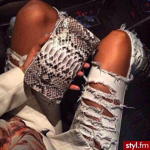 Jeansy Spodnie Moda