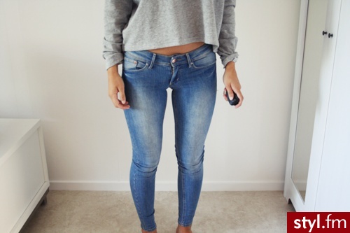 Jeansy Spodnie Moda