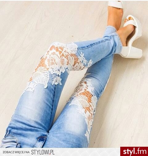Jeansy Spodnie Moda