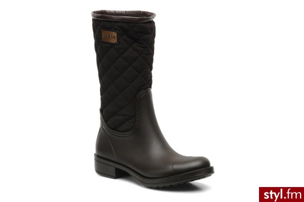 Guess PÓŁBUTY I BOTKI ATHOR BY (Brązowy) - Botki Buty Moda