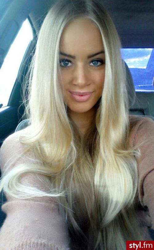 Blond Rozpuszczone Proste Na co dzień Długie Fryzury