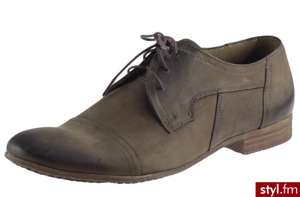 Domeno Półbuty 2379 Brązowe BR255 - Półbuty Buty Moda
