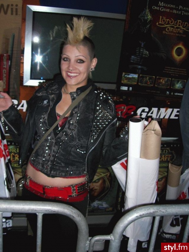 Punk Rock Alternatywne Średnie Fryzury