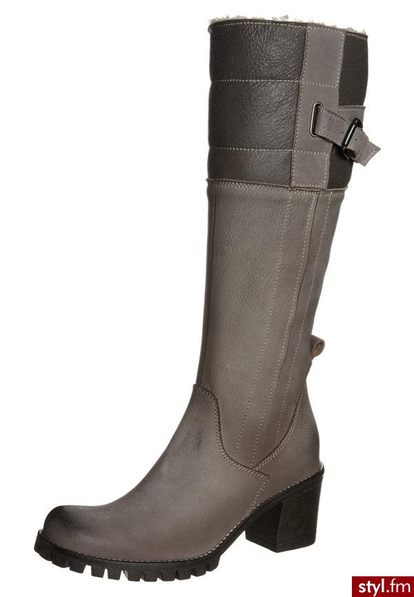 Manas Design Kozaki szary (132D1812KHX) - Kozaki Buty Moda