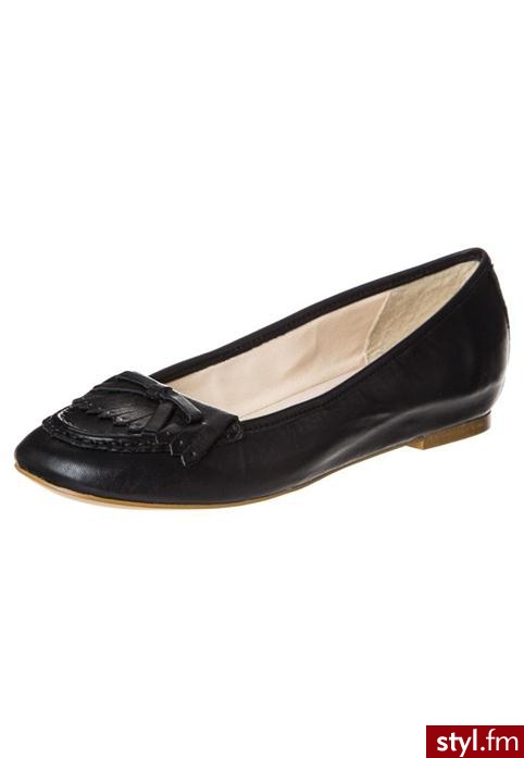 Pier One Baleriny czarny - Balerinki Buty Moda