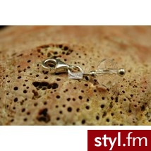 Pearl Line zawieszka Charms ze szlifowanego kryształu - Wisiorki Biżuteria Moda