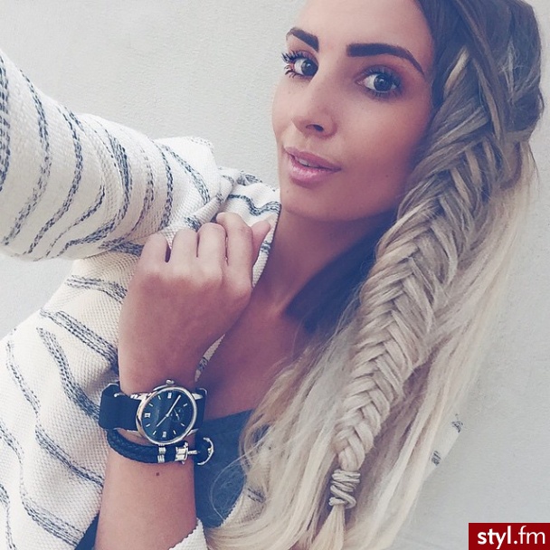 Blond Warkocze Proste Na co dzień Długie Fryzury