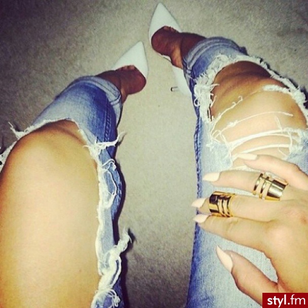 Jeansy Spodnie Moda