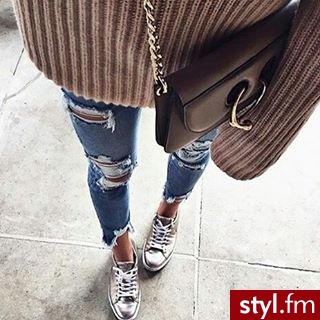 Jeansy Spodnie Moda