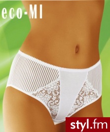 Wolbar FIGI ECO-MI (BIAŁY) - Majtki Bielizna Moda