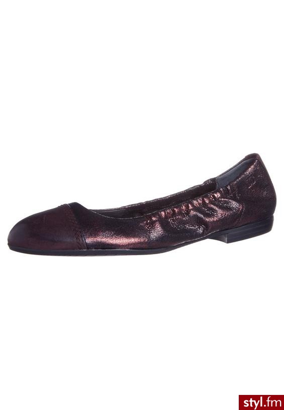 Donna Carolina Baleriny czerwony - Balerinki Buty Moda