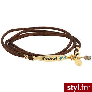 Jessica Elliot - Gold Dream Wrap Bracelet-Brown Cord (Gold/B... - Polyvore. Pobrano ze strony: http://www.polyvore.com/jessica_elliot_gold_dream_wrap/thing?id=13796922 - Pozostałe Dodatki Moda