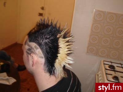 Punk Rock Alternatywne Średnie Fryzury