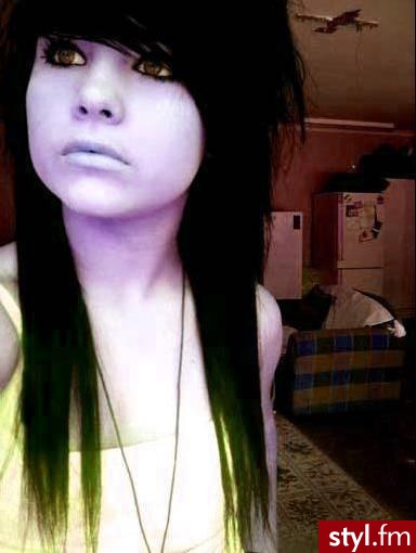 EMO Alternatywne Średnie Fryzury