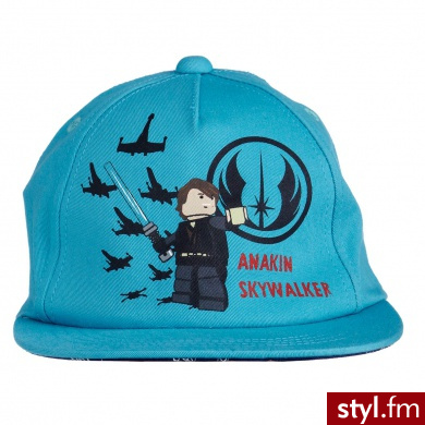 LEGO WEAR Star Wars Czapka z daszkiem ALEC 152 kolor turkusowy turkusowy - Nakrycia głowy Dodatki Moda