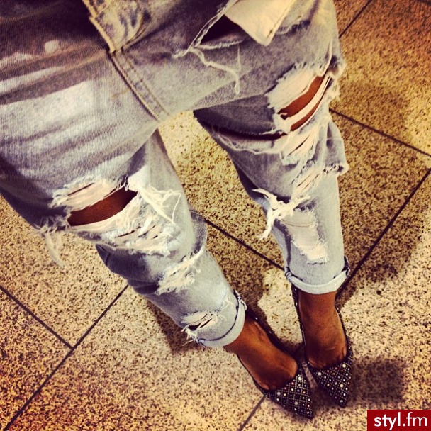 Jeansy Spodnie Moda