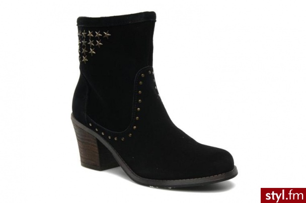 Derhy PÓŁBUTY I BOTKI CALIFY BY DERHY (Czarny) - Botki Buty Moda