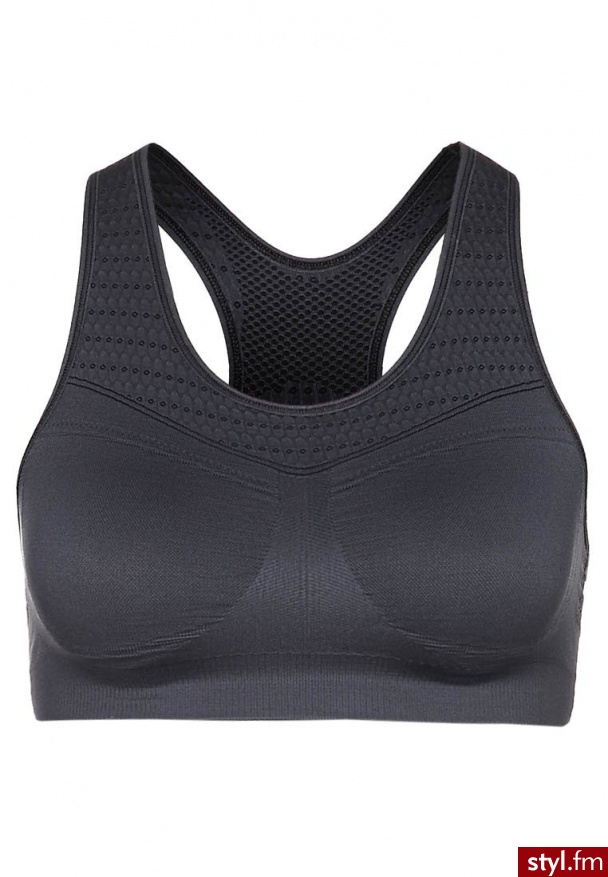 Moving Comfort SERENA Biustonosz sportowy szary - Biustonosze Bielizna Moda