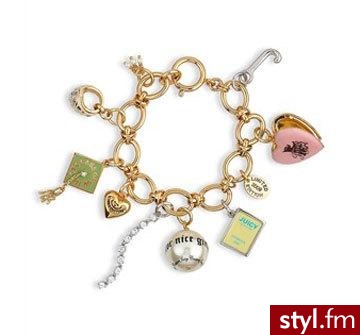 Bransoletka od Juicy Couture, pochodząca z limitowanej, "szkolnej" edycji ;) Cena: $138 - Pozostałe Dodatki Moda