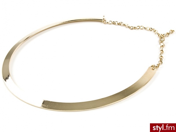 Iloko KOLIA CHOKER MEDIUM GOLD - Naszyjniki Biżuteria Moda