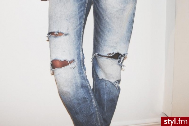 Jeansy Spodnie Moda