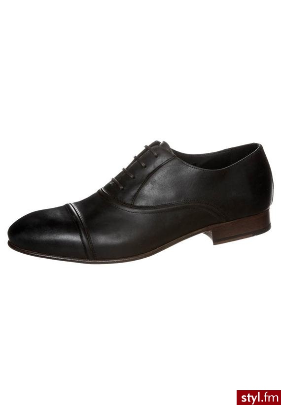 HUDSON SHOES OKSFORDKI CZARNY (Arlo) - Pozostałe Buty Moda