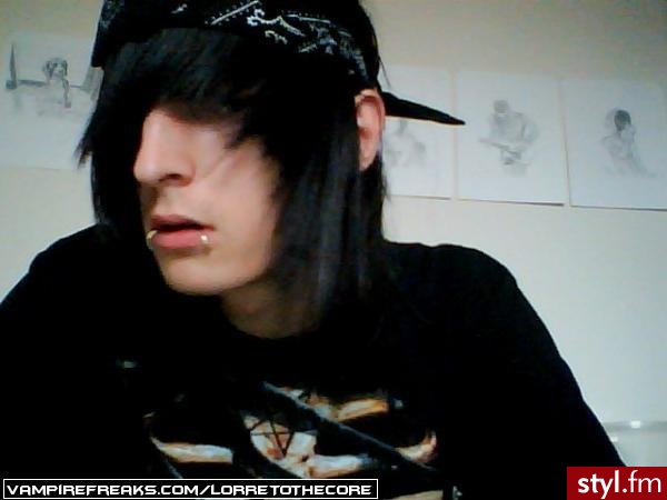 EMO Alternatywne Średnie Fryzury