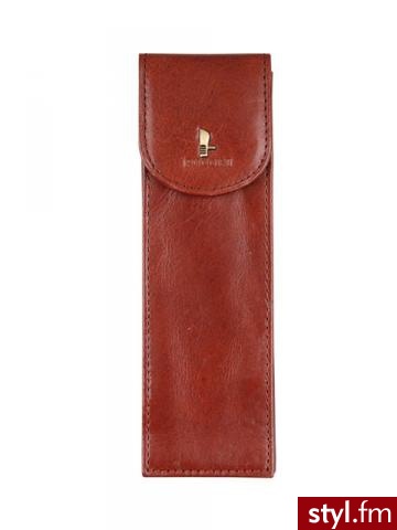 Puccini Etui na długopisy P-1802 Ciemno zielony - Portfele i etui Dodatki Moda