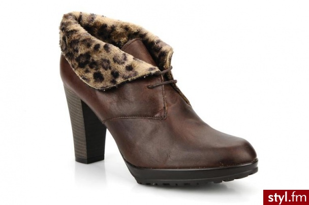 Elizabeth Stuart PÓŁBUTY I BOTKI ALRA BY ELIZABETH STUART (Brązowy) - Botki Buty Moda