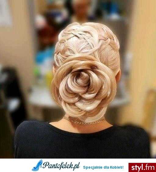 Blond Upięcie Proste Ślubne Długie Fryzury