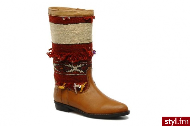 Kiboots PÓŁBUTY I BOTKI MARIE LOU BY KIBOOTS (Brązowy) - Botki Buty Moda