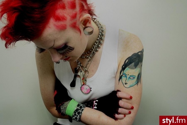 Punk Rock Alternatywne Średnie Fryzury