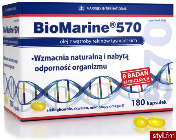SCANDINAVIAN BIOMARINE 570 MG X 180 KAPS - Bransoletki Biżuteria Moda