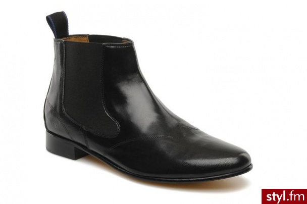 Melvin &amp; Hamilton PÓŁBUTY I BOTKI AMY 5 BY (Czarny) - Botki Buty Moda